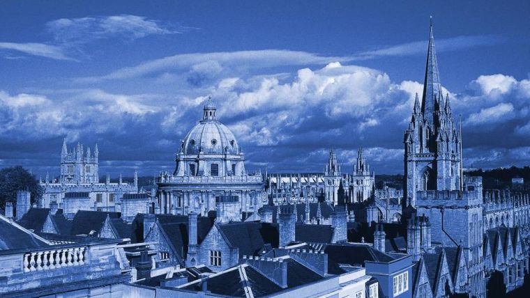 Oxford city skyline